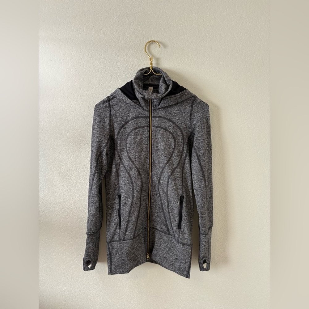 lululemon athletica Charcoal Cowl Neck Sweater